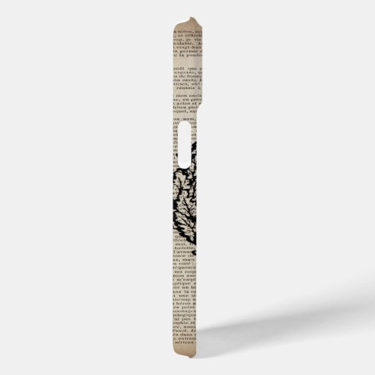 素朴でシックな新聞社の田舎の植物性フランスの蜂 Case-Mate iPhoneケース (裏面 / 右)