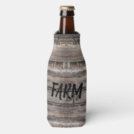 素朴でシックなFARM LIFE in script ボトルクーラー
