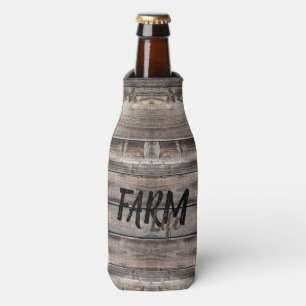 素朴でシックなFARM LIFE in script ボトルクーラー