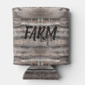 素朴でシックなFARM LIFE in script 缶クーラー (裏面)