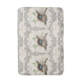 素朴でシックフランスのな田舎の植物性の鳥の巣 バスマット (正面縦)