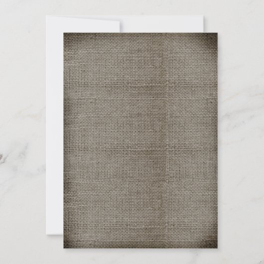 素朴でヴィンテージの結婚式招待状 招待状 (裏面)