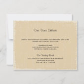 素朴で動揺してな披露宴 招待状 (正面)