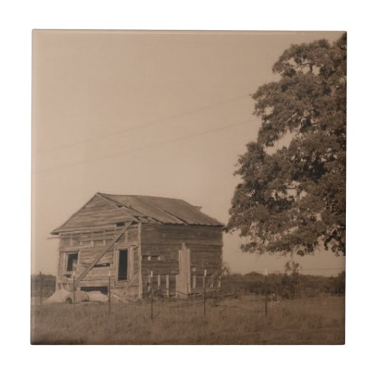 素朴で古い納屋 タイル (正面)