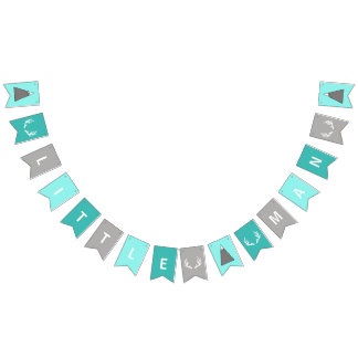 素朴で小さい人のパーティーの旗 バンティングフラッグ