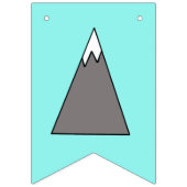 素朴で小さい人のパーティーの旗 バンティングフラッグ (第1の旗)