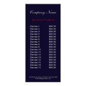 素朴で愛国心が強いアメリカの木の建築 ラックカード (裏面)