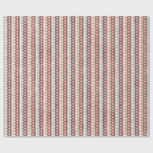 素朴で愛国心が強い星条旗 ラッピングペーパー (フラット)