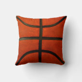 素朴で擦り切れたなバスケットボールの装飾用クッション クッション (裏面)