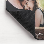 素朴で最も最高のなパパの誕生日の写真 マウスパッド (コーナー)