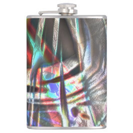 素朴で派手なカラフルストロークの混乱 フラスク
