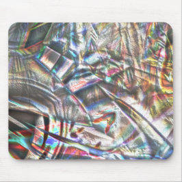 素朴で派手なカラフルストロークの混乱 マウスパッド
