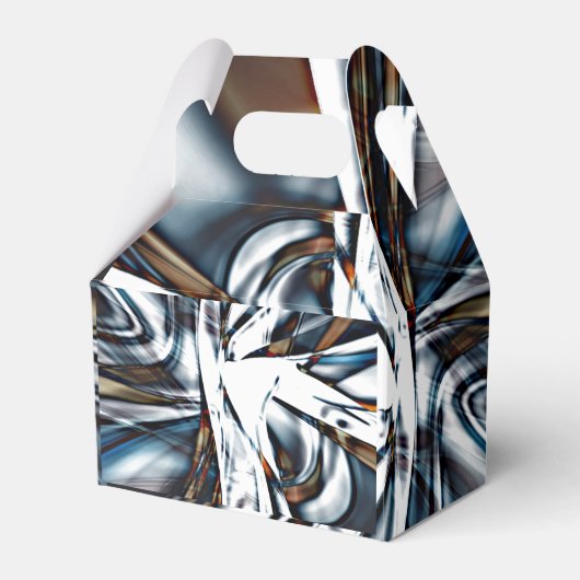 素朴で派手な切り抜きとストロークのラッシング フェイバーボックス (正面サイド)