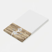 素朴で航海のないかりの船員のボートのヨット ポストイット (アングル)