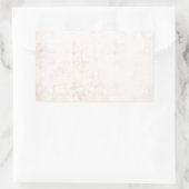 素朴で軽い杏子 長方形シール (バッグ)