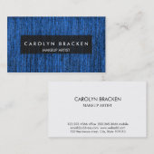 素朴で青いロープパターン名刺 名刺 (正面/裏面)