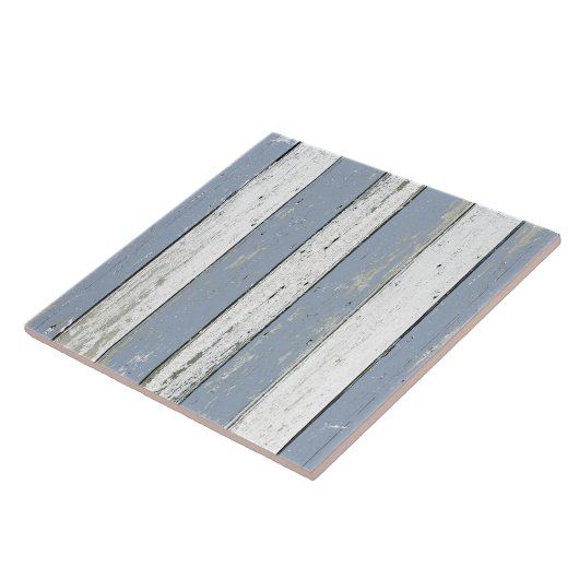 素朴で青い流木 タイル (側面)