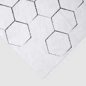 素朴で黒い蜜蜂の巣のプリントのティッシュペーパー 薄葉紙 (詳細)