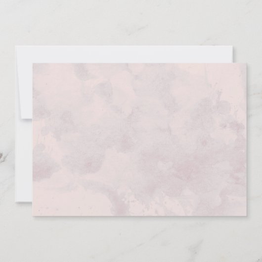 素朴なおとぎ話の城の結婚式招待状 招待状 (裏面)