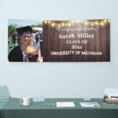 素朴なおめでとう卒業2023名前&写真 横断幕 (トレードショー)