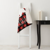 素朴なくまのバッファローの点検の格子縞はHibearnate シェルパブランケット (インサイチュ)