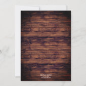 素朴なひまわりがきらめく ライト ブライダルシャワー 招待状 (裏面)