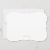 素朴なひまわりの木製カントリー誕生日招待状 招待状 (裏面)