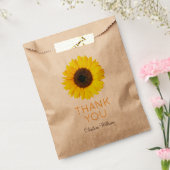 素朴なひまわり感謝祭 フェイバーバッグ (封をした状態)