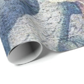 素朴なひまわり蝶の儚いデザイン ラッピングペーパー (ロールコーナー)