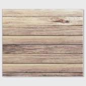 素朴なぼろぼろのシックな樺の木木 ラッピングペーパー (フラット)