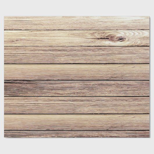 素朴なぼろぼろのシックな樺の木木 ラッピングペーパー (フラット)