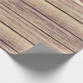 素朴なぼろぼろのシックな樺の木木 ラッピングペーパー (角)