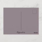 素朴なアフリカの黄色のデイジーの花のブックマーク フローラル ポストカード (裏面)