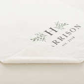 素朴なイニシャル シェルパブランケット (3/4)