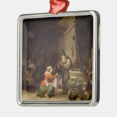 素朴なインテリア メタルオーナメント (左)