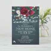 素朴なエレガントなクリスマスパーティーのお披露目会 招待状 (スタンド正面)