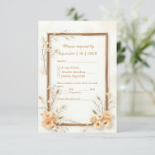 素朴なエレガントフローラ中立 出欠カード (スタンド正面)