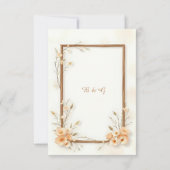 素朴なエレガントフローラ中立 出欠カード (裏面)