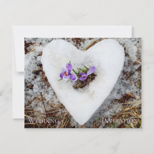 素朴なエレガント花の春冬の結婚式 (正面)