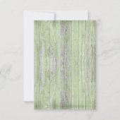 素朴なオリーブの枝カトリックの確認 招待状 (裏面)