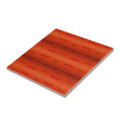 素朴なオレンジアステカなパターン タイル (側面)