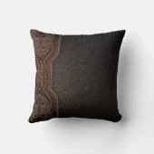 素朴なカウボーイのファッションの茶色の西欧諸国 クッション (裏面)