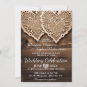 素朴なカントリーウェディングの招待状 招待状 (正面)