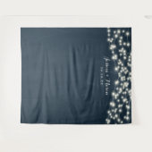 素朴なカントリーウェディングバックドロップ写真撮影用ライト タペストリー (正面(横))