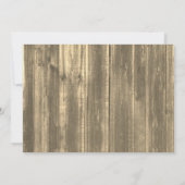 素朴なカントリー釣り誕生日招待状 招待状 (裏面)