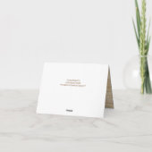 素朴なカントリー風のメイソンジャー　花　白いハイドランジア サンキューカード (裏面)