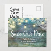 素朴なカントリー | ヴィンテージウッド | ブラウン ポストカード (正面/裏面)