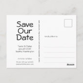 素朴なカントリー | ヴィンテージウッド | ブラウン ポストカード (裏面)