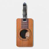 素朴なギター ラゲッジタグ (裏面縦)