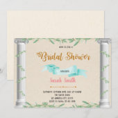 素朴なギリシャ風テーマパーティーの招待状 招待状 (正面/裏面)